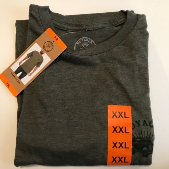 Voyager Graphic Shirt Olive Heather Size XXL - Picture 1 of 3
